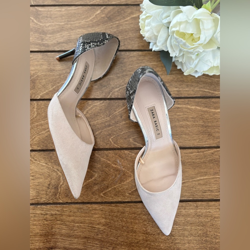 Zara Basic Kitten Heels